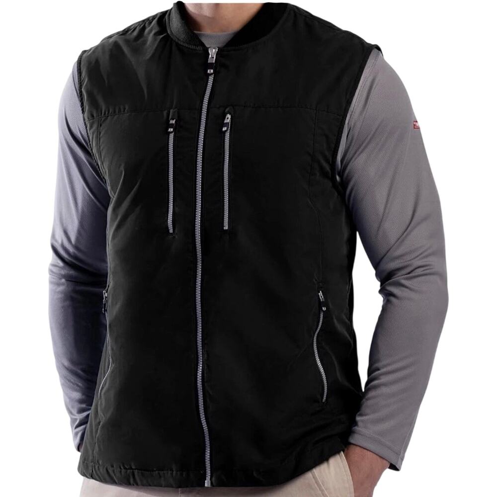 Scottevest M The 101 Black Vest Utility Tech Pockets Outdoor Travel EUC Goepcore